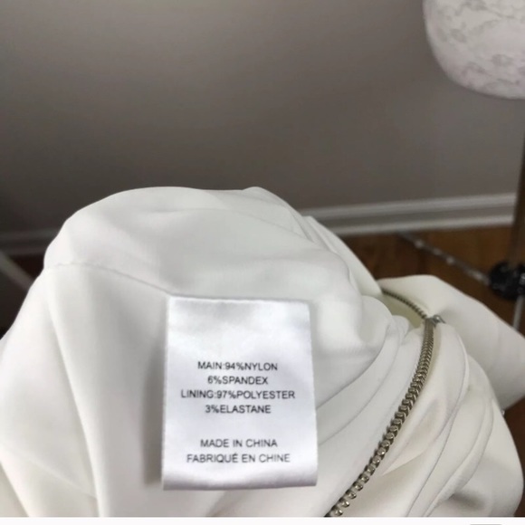 Finders keepers white strapless dress size 4 small - Picture 5 of 5